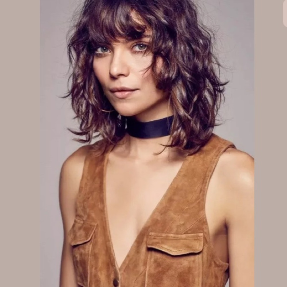 Free People Suede Retro Jumper Dress - Picture 2 of 6